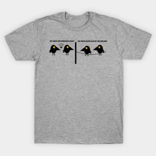 Funny ravens with WiFi T-Shirt